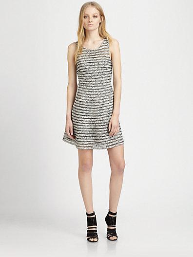 Parker Key Mesh-trim Dress