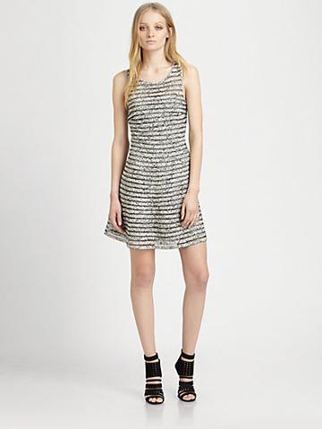 Parker Key Mesh-trim Dress