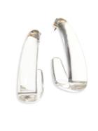 Alexis Bittar Lucite Large Hoop Earrings/2.5