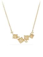 David Yurman Chatelaine Diamond 18k Gold Necklace