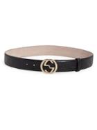 Gucci Adjustable Logo Leather Belt