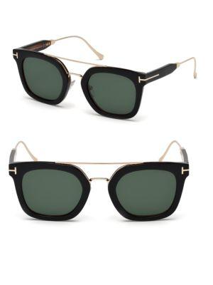 Tom Ford Eyewear Alex 51mm Square Sunglasses