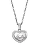 Chopard Happy Diamonds Heart 18k White Gold Pendant Necklace