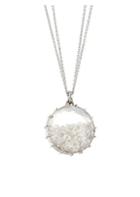 Renee Lewis 18k White Gold & Diamond Circle Shake Necklace