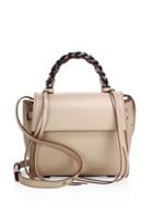 Elena Ghisellini Angel Sensua Leather Satchel