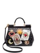 Dolce & Gabbana Graphic Leather Shoulder Bag
