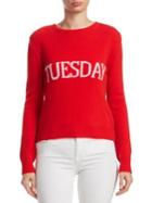 Alberta Ferretti Rainbow Week Capsule Days Of The Week Tuesday Sweater