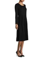 Eileen Fisher Long Sleeve Midi Dress