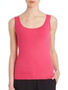 Michael Kors Collection Fitted Cashmere Tank