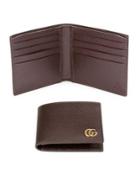 Gucci Calfskin Leather Bi-fold Wallet