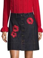 Kate Spade New York Denim A-line Mini Skirt