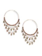 Chan Luu Pyrite & Sterling Silver Hoop Earrings/2