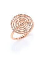 Astley Clarke Icon Aura Grey Diamond & 14k Rose Gold Ring