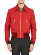 Givenchy Seamed Cotton Zip Bomber
