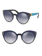 Prada Colorblocked Mirrored Sunglasses