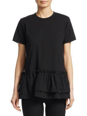 Comme Des Garcons Comme Des Garcons Tiered Ruffle Tee