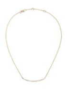 Celara 14k Yellow Gold & Diamond Bar Necklace