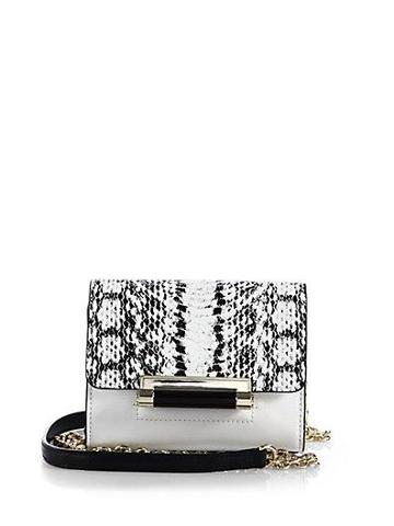 Diane Von Furstenberg Micro Mini Snake Crossbody Bag