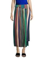Diane Von Furstenberg Tailored Asymmetrical Overlay Skirt