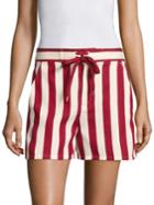 Red Valentino Striped Board Shorts
