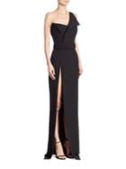 Brandon Maxwell Fold-over Gown