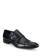 Saks Fifth Avenue Collection Double Monk-strap Leather Shoes