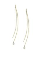 Meira T 14k Yellow Gold & Diamond Threader Earrings