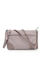 Mz Wallace Quilted Zippered Crossbody Bag