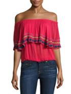 Piper Byron Off-the-shoulder Top