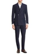 Polo Ralph Lauren Slim-fit Double-breasted Plaid Wool Suit