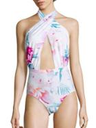 6 Shore Road By Pooja Cabana One Piece Swimsuit