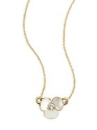 Kate Spade New York Disco Pansy Mother-of-pearl Pendant Necklace