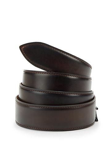 Corthay Ebene Patina Leather Belt