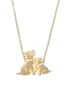 Kate Spade New York Mom Knows Best Dog Pendant Necklace