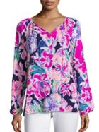 Lilly Pulitzer Willa Floral-print Top