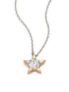 Hearts On Fire Illa Diamond & 18k Rose Gold Pendant Necklace