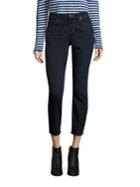 Eileen Fisher Frayed Skinny Ankle Jeans