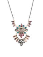 Abs By Allen Schwartz Jewelry Stone-accented Statement Necklace