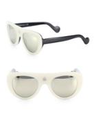 Moncler 51mm Mirrored Shield Sunglasses