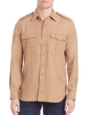 Polo Ralph Lauren Solid Button-down Shirt