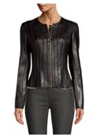 Versace Collection Classic Leather Jacket