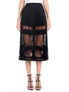 Versace Pleated Illusion Skirt