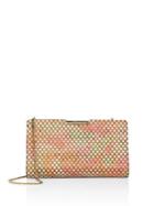 Milly Geometric Cork Small Convertible Clutch