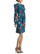 Roberto Cavalli Floral-print Silk Dress