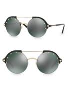 Versace Active Lifestyle 53mm Round Sunglasses
