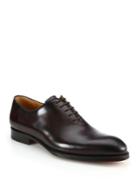 Saks Fifth Avenue Collection Saks Fifth Avenue By Magnanni Bolo One-piece Leather Lace-up Shoes