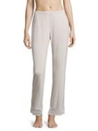 Saks Fifth Avenue Collection Lori Lace-accented Wide-leg Pants