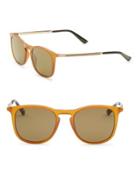Gucci 53mm Wayfarer Sunglasses