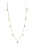 Zoe Chicco 14k Yellow Gold Disc Charm Necklace