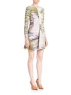 Stella Mccartney Long-sleeve Landscape Dress